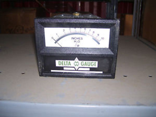 DELTA GAUGE WATERMETER 0-10, MODEL 130 - NEW