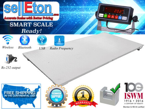 Floor Scales Industrial Warehouse Pallets 5000 Lbs X 1 Lb 48 X 96 4 X 8