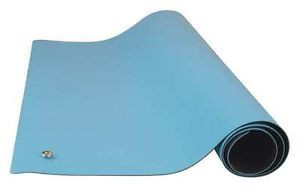 3M RM2448L2RBL-L Dissipative Floor Mat,Blue,2 x 4 ft. G5870584