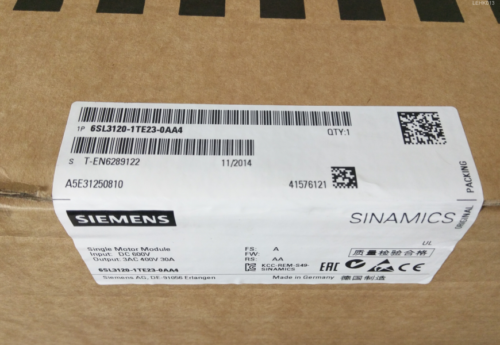 New 6Sl3120-1Te23-0Aa4