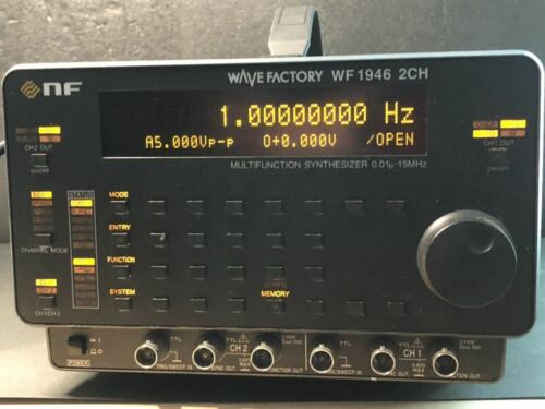 Nf Wf1946 15Mhz Multifunction Synthesizer --2 Channel /Manual Included