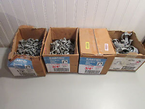 Cantex Two Hole Pipe Straps 3/4 Size 1/2 Size 1-1/2 Size Hundreds!
