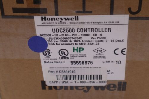 Honeywell Dc2500-E0-0L0R-200-10000-E0-0 Universal Digital Controller Stock 5216