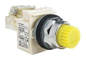Schneider Electric 9001K2L35Lyyh13 Illum Push Button,30Mm,1No/1Nc,Yellow G637366