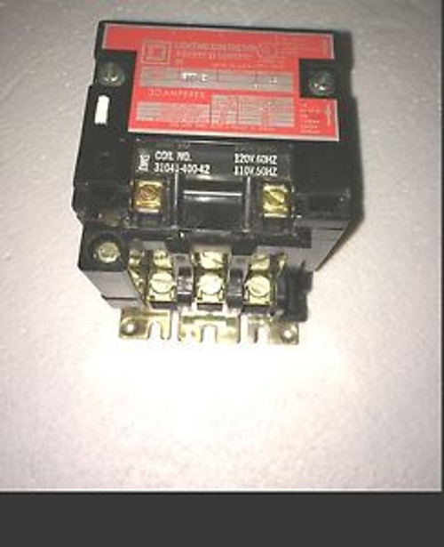 Square D Lighting Contactor 8903 SMO2 SMO 2 8903SMO2 series A 30 amperes  NOS