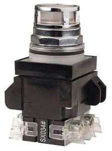 Ge 104Pbt11C3S3 Illum Push Button,30Mm,1No/1Nc,Clear G6361397