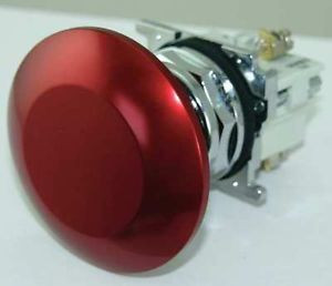 Eaton 10250T5J62-71X E-Stop Push Button,30Mm,Nc,Red