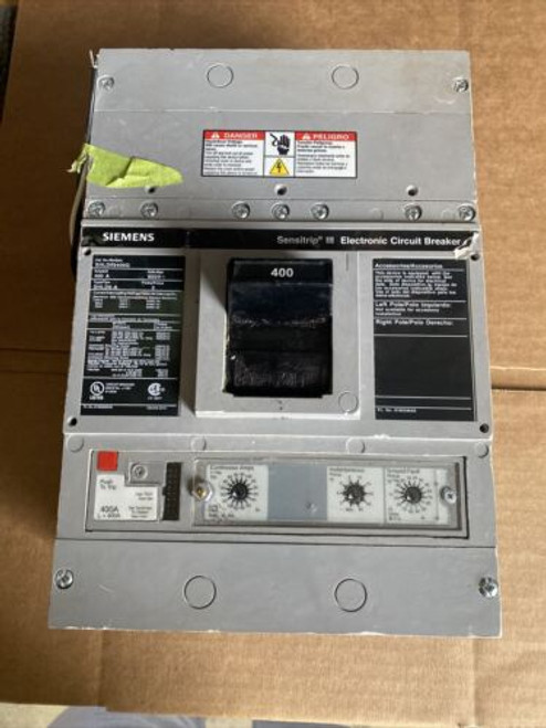 Siemens Shld69400G 400A 3 Pole 600Vac Circuit Breaker