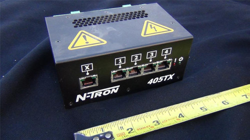 N-Tron 405TX Ethernet Switch - DIN Rail Mount - Excellent W/ 30 Day Warrantee !!
