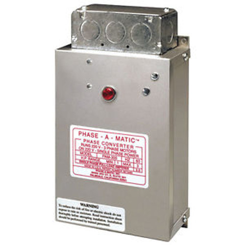 PHASE-A-MATIC Regular Static Phase Converter Horsepower: 4 ~ 8