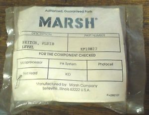 New Marsh Seitch, fluid level RP10027 -60 day warranty