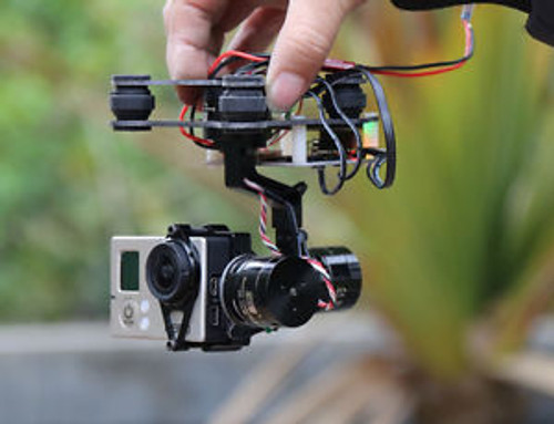 HIFLY Ready to Fly 3 Axis Gopro Brushless Gimbal FPV Stablizer Alexmos V2.4B7