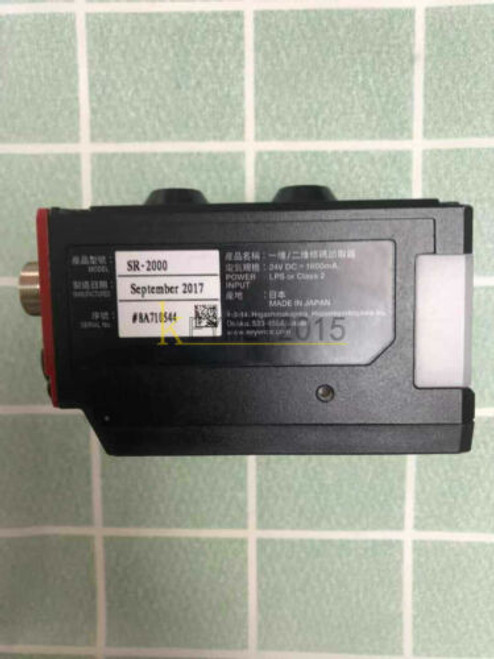One Keyence Sr-2000 1D 2D Barcode Reader Scanners Used
