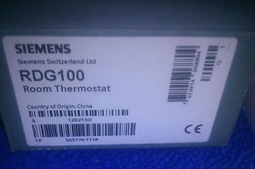 SIEMENS RDG100 Room Thermostat