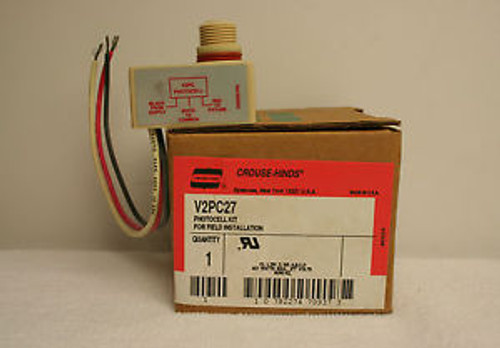 Crouse Hinds V2PC27 Photocell Kit NEW in Box