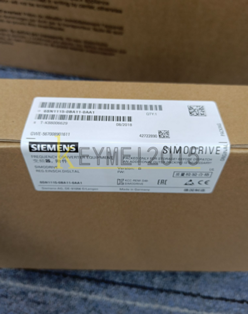 One New Siemens 6Sn1115-0Ba11-0Aa1 Version B 6Sn1 115-0Ba11-0Aa1