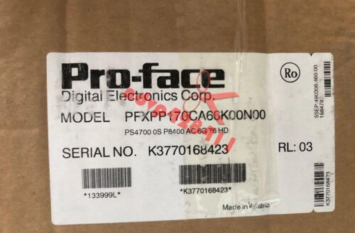 One New Pro-Face Industrial Personal Computer Pfxpp170Ca66K00N00
