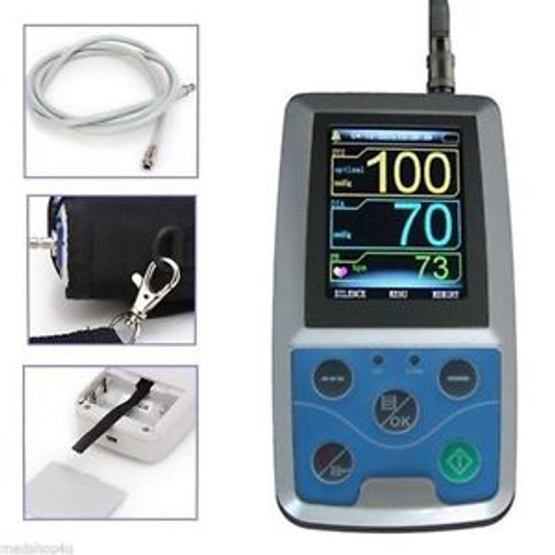 CONTEC Ambulatory Blood Pressure Monitor 24H NewP Holter+Free Software+All Cuffs