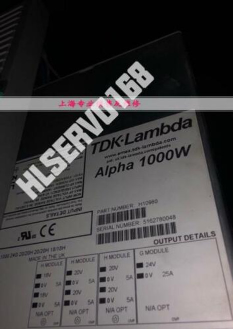 100% Test  Alpha 1000W H10980   Warranty