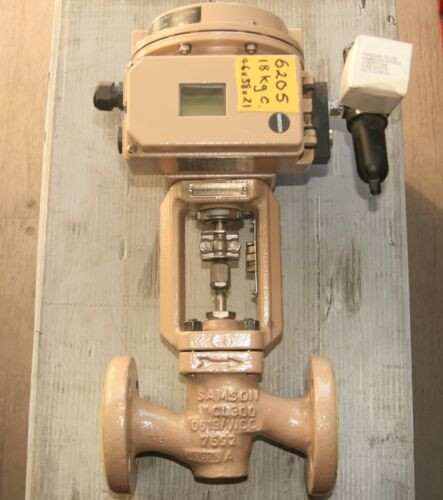 Samson 3241 Class 300 1 Inch Control Valve & Pneumatic Actuator & Positioner New
