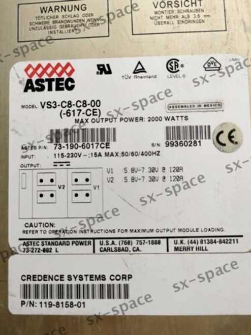 Vs3-C8-C8-00-617-Ce   100% Tested
