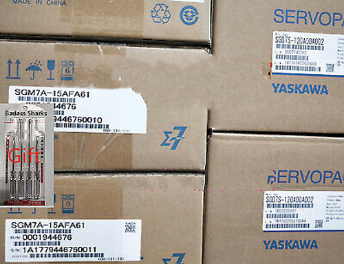1Ps Servo Driver Sgm7A-15Afa61+Sgd7S-120A00A002 New In Box!!