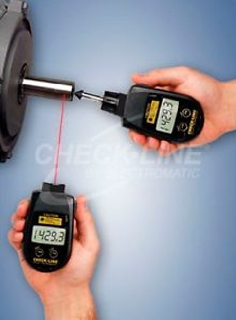 PLT-5000 Handheld Laser Tachometer, Contact 6.0-20,000 / Non-Contact 6.0-99,999