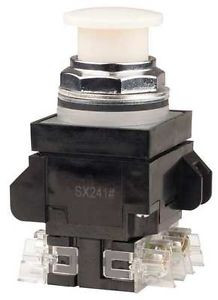 Ge 104Pbt11W7S4 Illum Push Button,30Mm,1No/1Nc,White G6361905