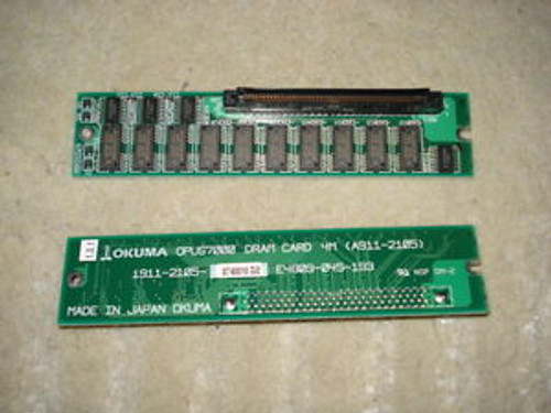 OKUMA OPUS 7000 D RAM CARD 4M PANEL CIRCUIT board E4809-045-193 A911-2105-01-010