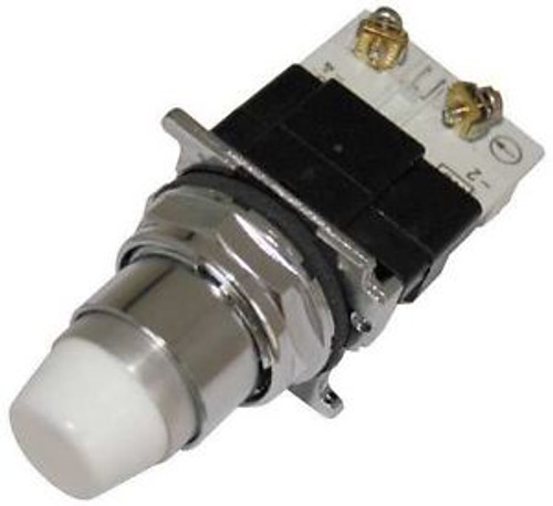 Eaton 10250T476C26-1 Illuminated Push Button,30Mm,1No/1Nc,White