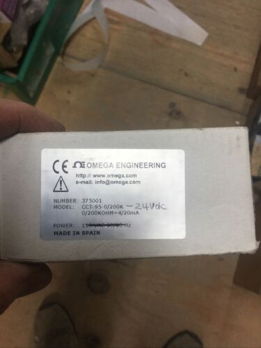 Omega Engineering Cct-95-0/200K, Nib,
