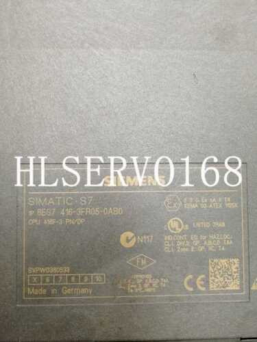 1Pcs 6Es7416-3Fr05-0Ab0 90 Days Warranty  /