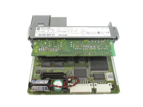 Allen Bradley 1747-L532 Ser. D 24Vdc F/W 9 No Door/Terminal/Key