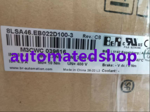 B&R Servo Motor 8Lsa46.Eb022D100-3 New