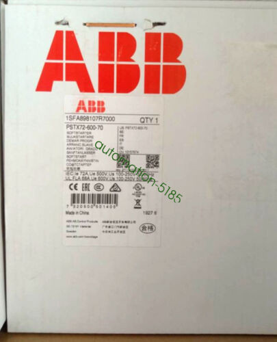 New Abb Pstx72-600-70 1Sfa898107R7000 Soft Starter