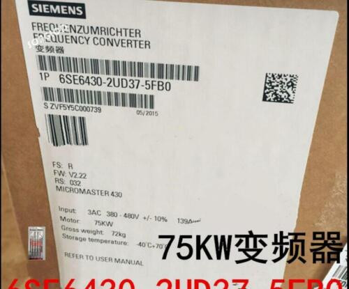 1Pcs New 6Se6430-2Ud37-5Fb0 6Se64302Ud375Fb0