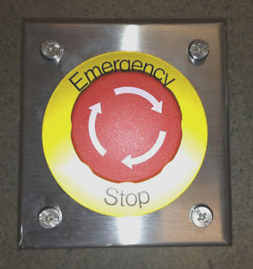 New Memx1-Es E-Stop Station Stainless Steel Enclosure