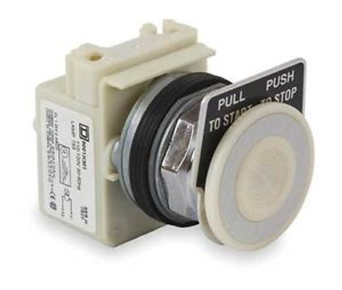 Schneider Electric 9001Kr9P1W Push Button,Illum,30Mm,White,Mushroom