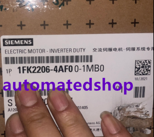 Siemens 1Fk2206-4Af00-0Mb0 Motor New