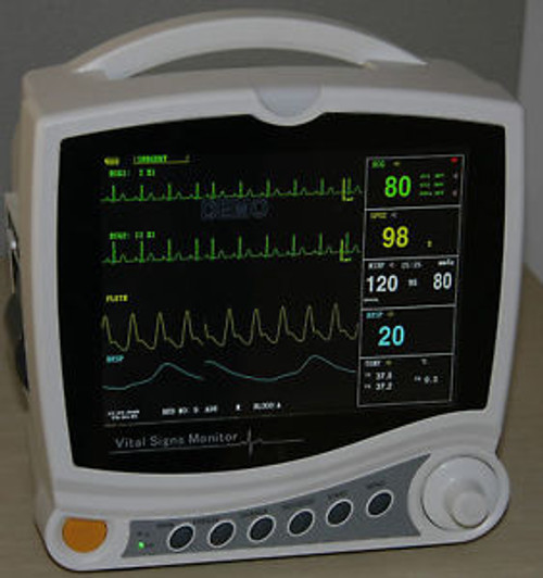 NEW 8Â TFT, LED BACKLIGHTÂ Patient Monitor ECG NewP SPO2 PR RESP TEMP CMS6800