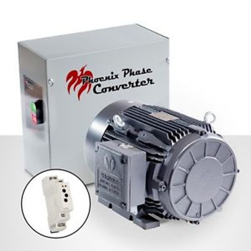 Rotary Phase Converter - 7.5 HP - CNC Grade, Industrial Grade PC7P4L