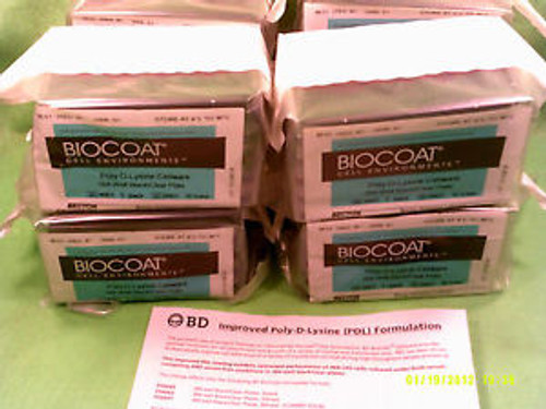 Becton Dickinson Biocoat 356663 Poly-D-Lysine384 Well Plate 8 5 Packs 40 Total