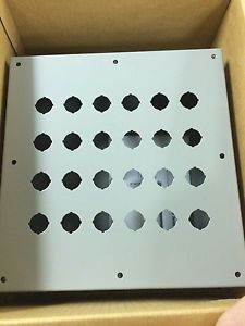 Ge Electronics 080Heg64 Pushbutton Enclosure 24 Holes 6X4