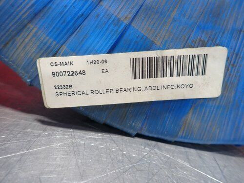 New Koyo 22332B Spherical Roller Bearing New Koyo 22332B Spherical Roller Bearing