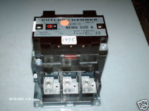 Cutler Hammer Contactor C10FN3 135 Amp 3P Size 4 (NEW)