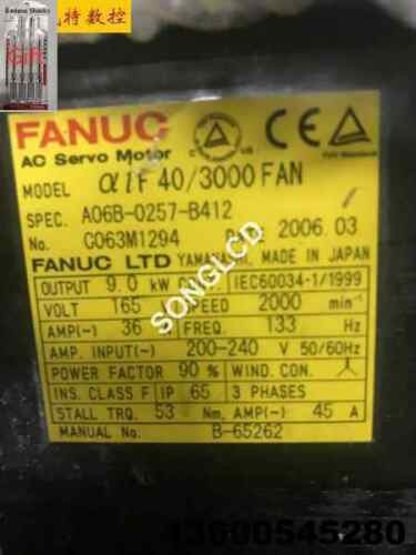 A06B-0257-B412  Used & Tested With Warranty