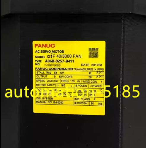 1Pcs  Fanuc Servo Spindle Motor A06B-0257-B411 New