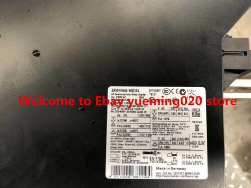 Ship  Siemens 3Rw4466-6Bc44 Softstarter