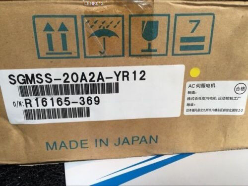 New Yaskawa Servo Motor Sgmss-20A2A-Yr12