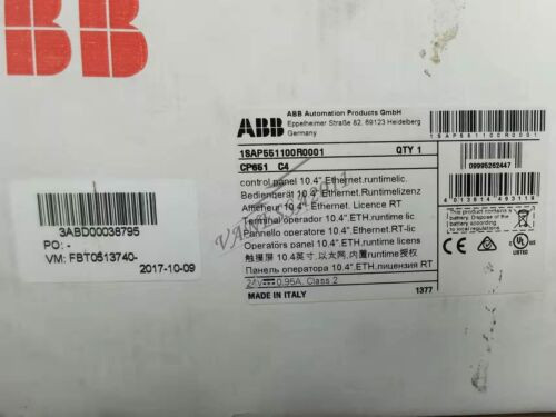 One New Abb Touch Screen Cp651 C4 1Sap551100R0001